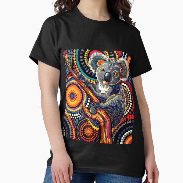 Aperçu de l'œuvre Art Authentique Aborigène - Adorable Koala Sur Arbre créée et vendue par GrinGalore.