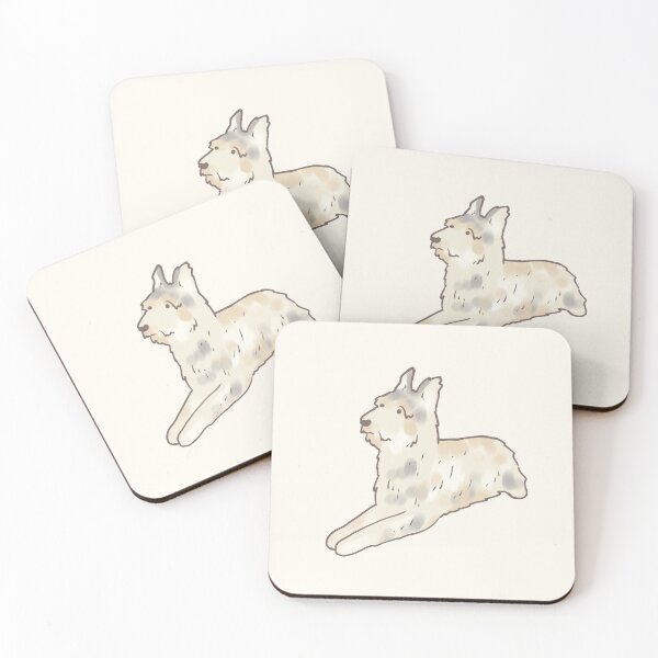 Artikelvorschau, Berger Picard Hundeillustration entworfen und verkauft von Mayarart.