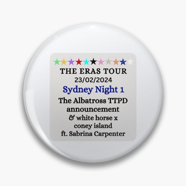Item preview, Sydney Night 1 - Eras - Commemorative  designed and sold by LisaMichelleArt.