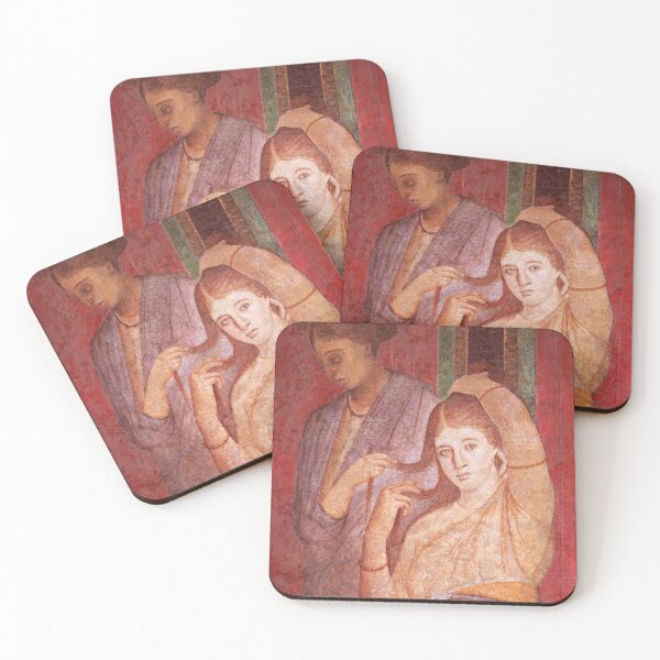 Item preview, Pompeian fresco. two girls designed and sold by likiska.
