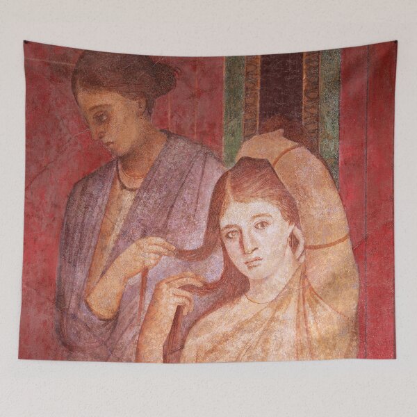 Item preview, Pompeian fresco. two girls designed and sold by likiska.