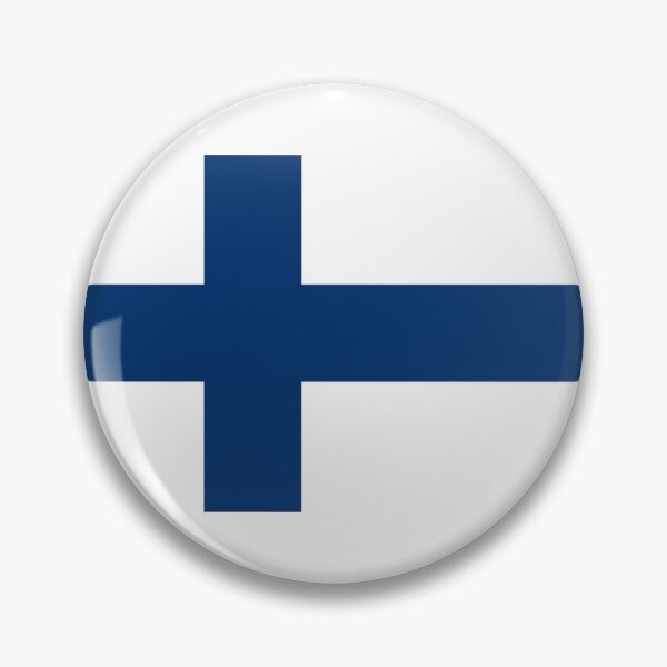 Item preview, Flag of Finland designed and sold by TinaJostDesigns.