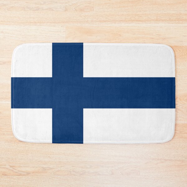 Item preview, Flag of Finland designed and sold by TinaJostDesigns.