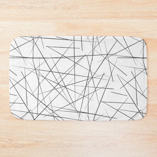 Item preview, Grey Abstract Geometric Lineart Repeating Pattern designed and sold by Victoria Lehnard.
