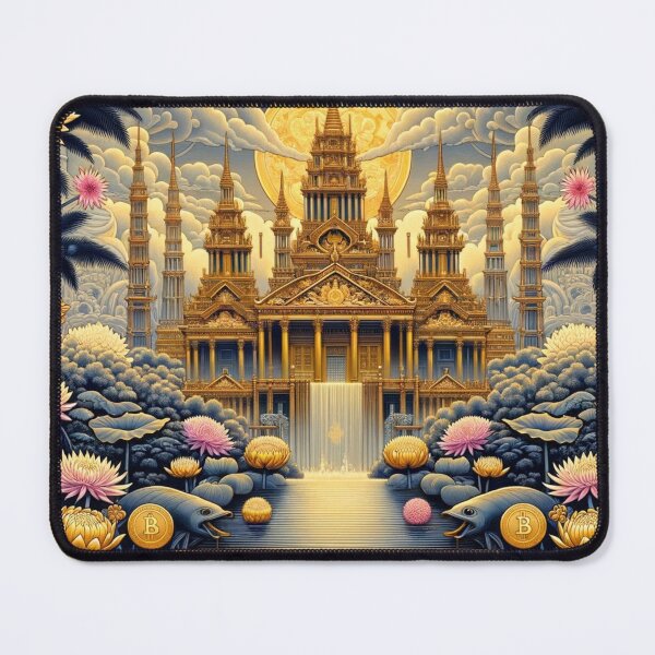 Item preview, Golden Heavenly Architecture Japanese Style designed and sold by Emoji Emblems.