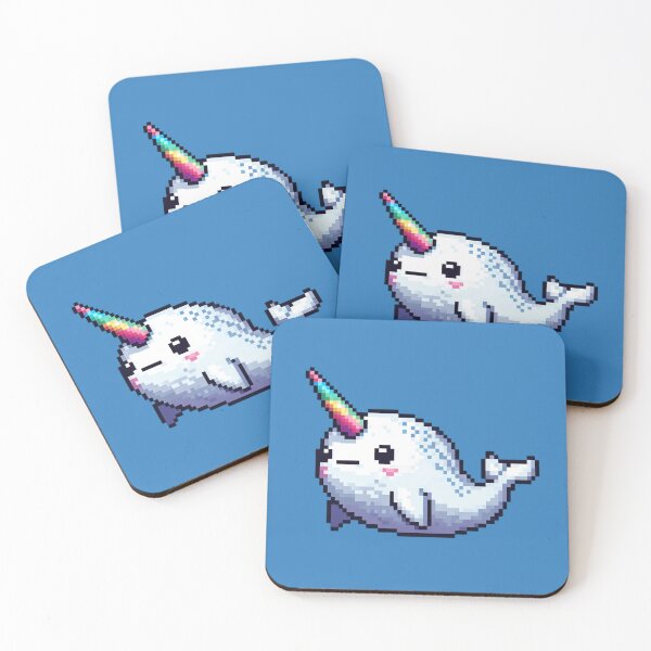 Item preview, 8-bit Narwhal designed and sold by greggfriedrice.