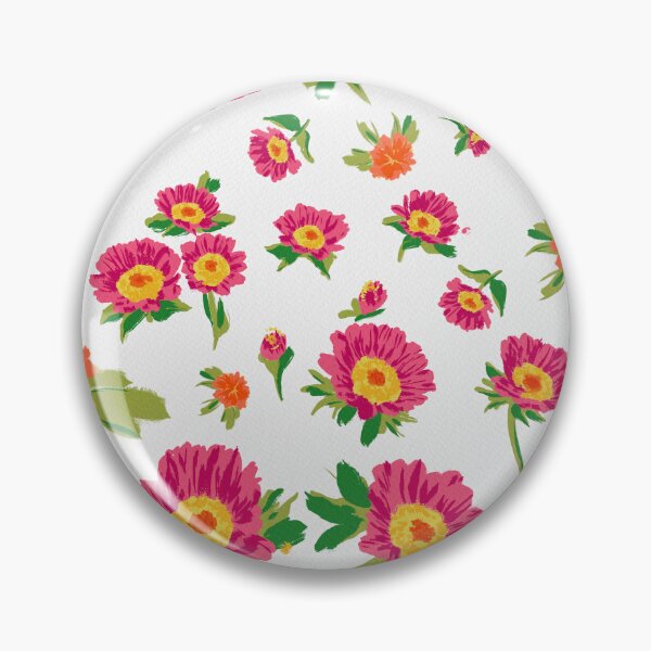 Aperçu de l'œuvre Souci et Daisy Bliss - Motif floral printanier vibrant inspiré de Martin Place de Sydney créée et vendue par Jay Dee Dearness.