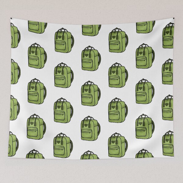 Item preview, Green Backpack designed and sold by honeybeepaper.