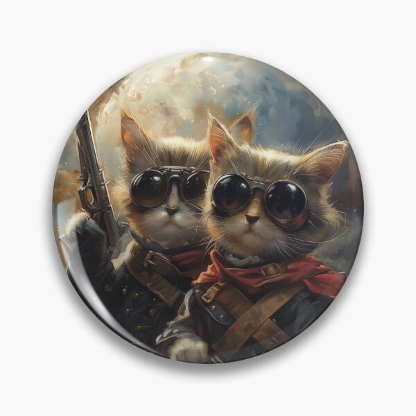 Item preview, Space Pirate Kittens designed and sold by Catloaf Art.