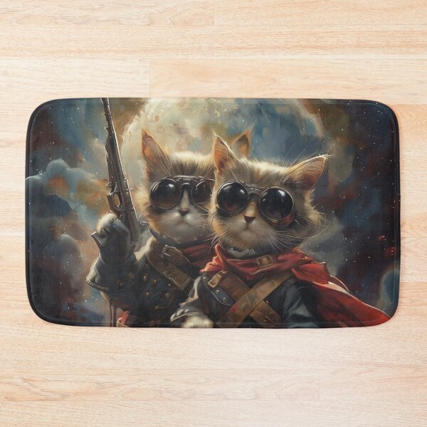 Item preview, Space Pirate Kittens designed and sold by Catloaf Art.