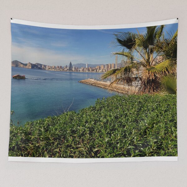 Item preview, Benidorm Poniente Beach Costa Blanca Spain designed and sold by AndyEvansPhotos.