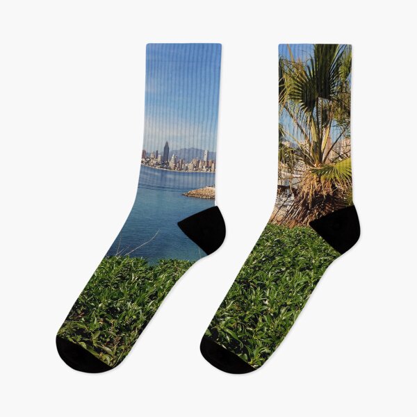 Item preview, Benidorm Poniente Beach Costa Blanca Spain designed and sold by AndyEvansPhotos.