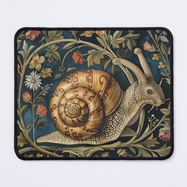 Item preview, Mystical Snail Amidst Florals designed and sold by HarperFox.