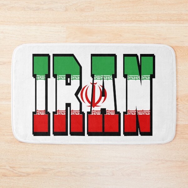 Item preview, Iran Country Flag Typography designed and sold by TravelWish.