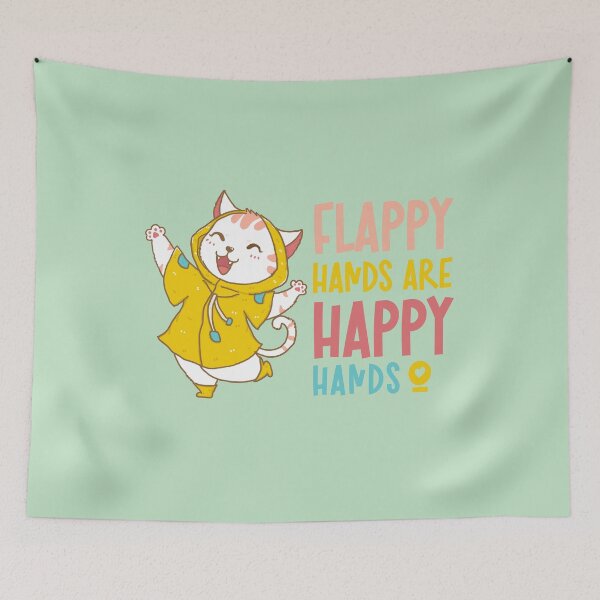 Item preview, Flappy hands are happy hands designed and sold by MikeKart.