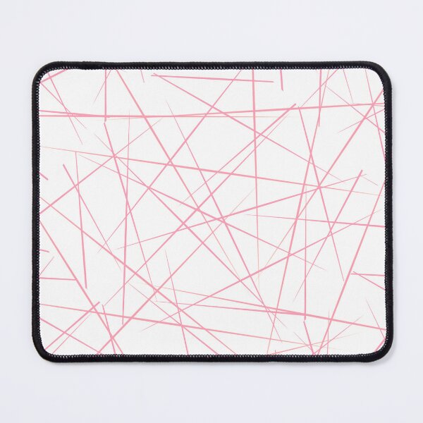 Item preview, Pink Abstract Geometric Lineart Repeating Pattern designed and sold by Victoria Lehnard.