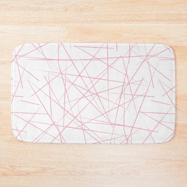Item preview, Pink Abstract Geometric Lineart Repeating Pattern designed and sold by Victoria Lehnard.