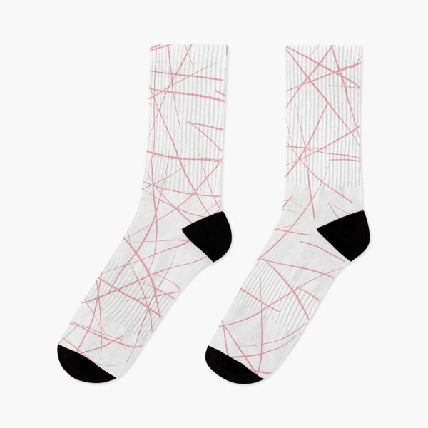 Item preview, Pink Abstract Geometric Lineart Repeating Pattern designed and sold by Victoria Lehnard.