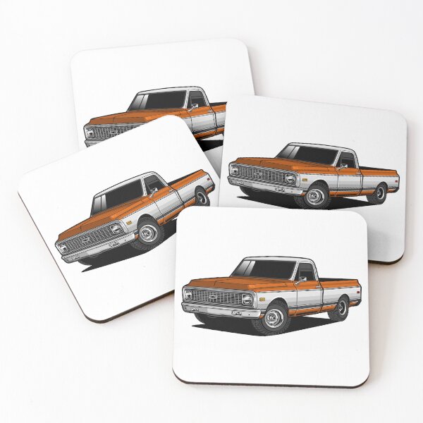 Item preview,  Chevrolet Cheyenne Super 4x4 Pickup Orange designed and sold by vektoranda.
