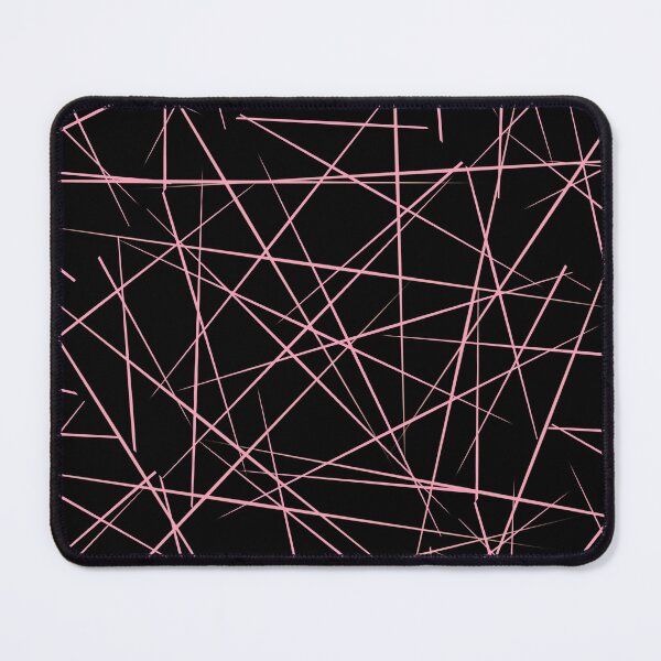 Item preview, Pink Abstract Geometric Lineart Repeating Pattern designed and sold by Victoria Lehnard.