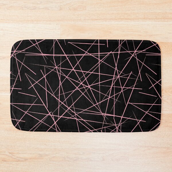 Item preview, Pink Abstract Geometric Lineart Repeating Pattern designed and sold by Victoria Lehnard.