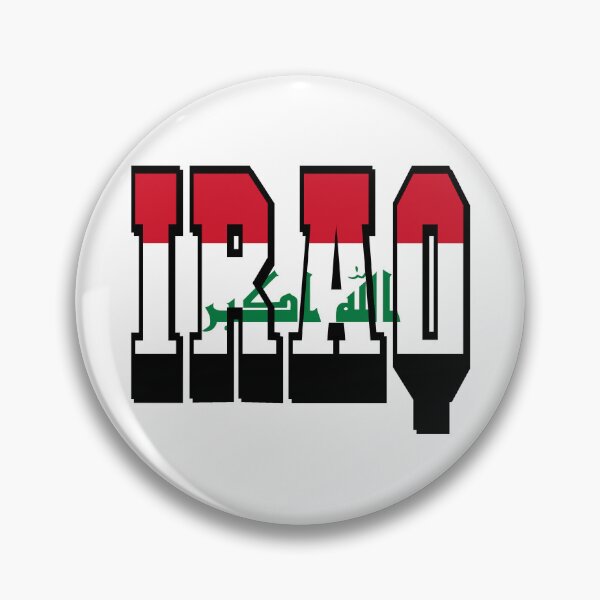 Item preview, Iraq Country Flag Typography designed and sold by TravelWish.