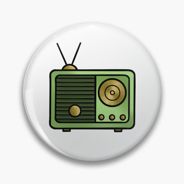 Item preview, Retro Green Radio designed and sold by honeybeepaper.