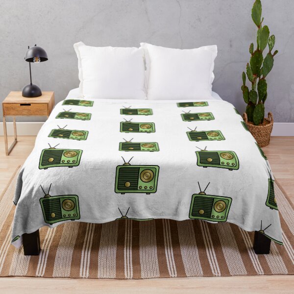 Item preview, Retro Green Radio designed and sold by honeybeepaper.
