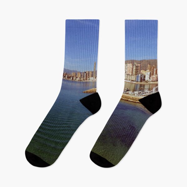 Item preview, Benidorm Poniente Beach Costa Blanca Spain designed and sold by AndyEvansPhotos.