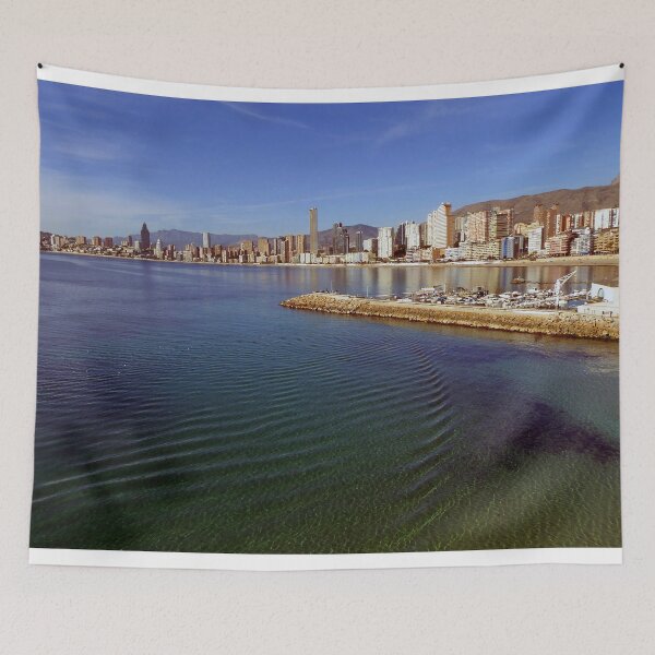 Item preview, Benidorm Poniente Beach Costa Blanca Spain designed and sold by AndyEvansPhotos.