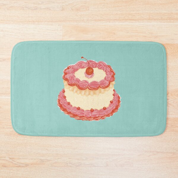 Item preview, Vintage Cherry Piped Buttercream Cake designed and sold by tartagain.