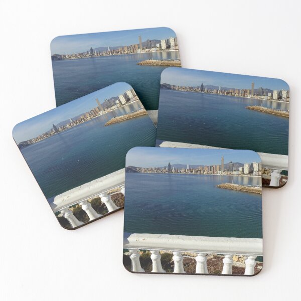Item preview, Benidorm Poniente Beach Costa Blanca Spain designed and sold by AndyEvansPhotos.