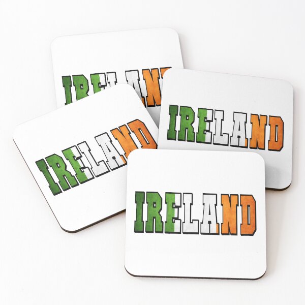 Item preview, Ireland Country Flag Typography designed and sold by TravelWish.