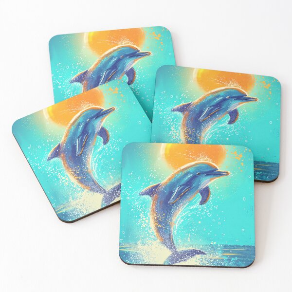 Item preview, Joyful Dolphin Leap designed and sold by cute-animals99.