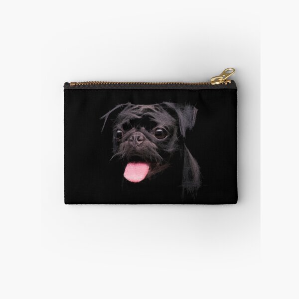 Item preview, Pug Dog in the dark. Image created using geometric shapes designed and sold by EdgyEdgeArt.