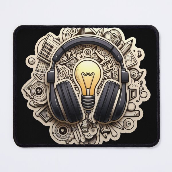 Item preview, Music, creativity and inspiration, art, illustration designed and sold by Artis-t-fun.