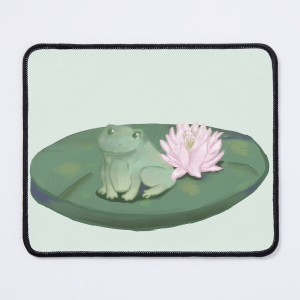 Item preview, Copy of Cute Frog with Water Lily designed and sold by lydrawingz.