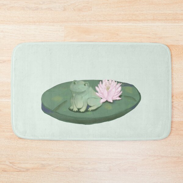 Item preview, Copy of Cute Frog with Water Lily designed and sold by lydrawingz.