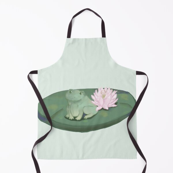 Item preview, Copy of Cute Frog with Water Lily designed and sold by lydrawingz.