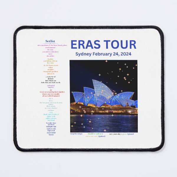 Item preview, Eras Tour Setlist - Sydney Night 2 designed and sold by LisaMichelleArt.
