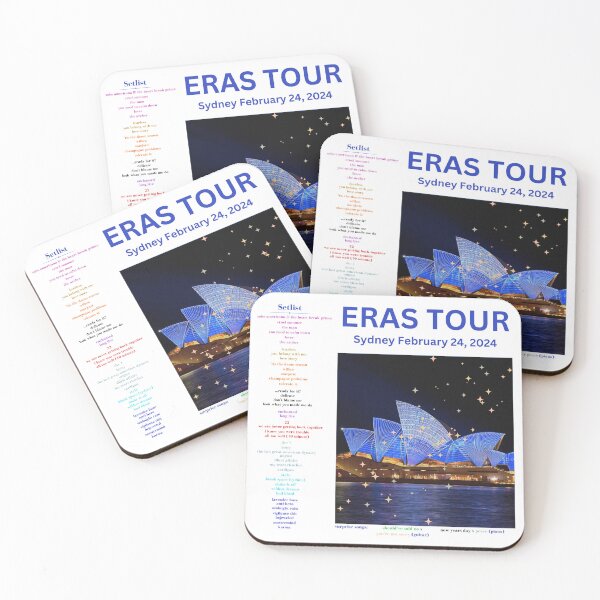 Item preview, Eras Tour Setlist - Sydney Night 2 designed and sold by LisaMichelleArt.
