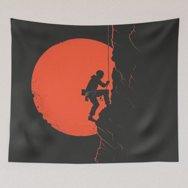 Item preview, Rock Climber Minimalist Design designed and sold by Sketch-Shack.