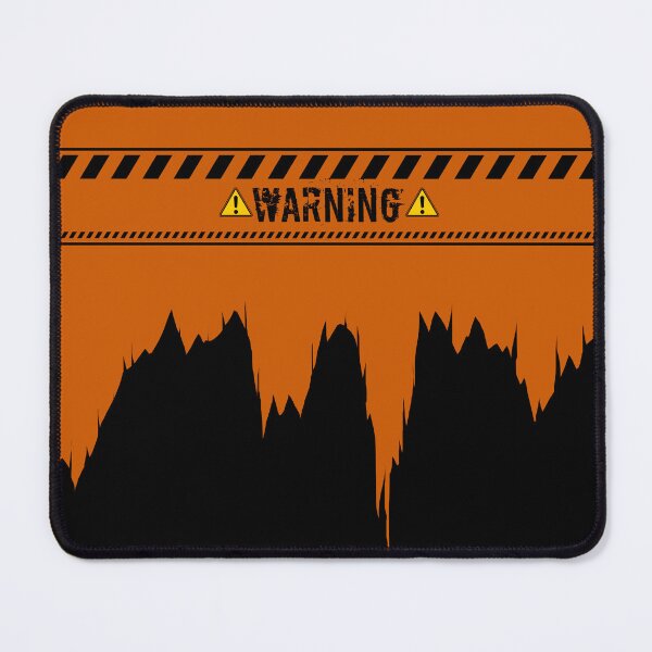 Item preview, Warning Sign Design - Orange on Black designed and sold by ironpalette.