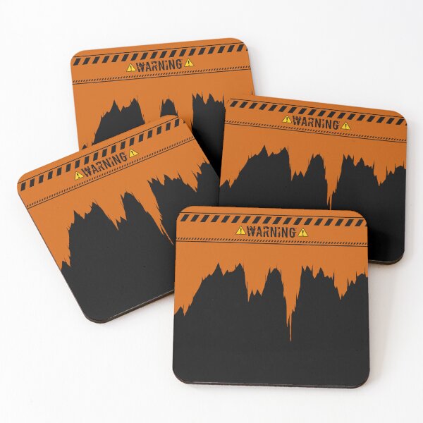 Item preview, Warning Sign Design - Orange on Black designed and sold by ironpalette.