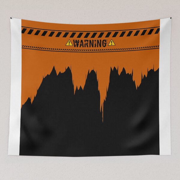 Item preview, Warning Sign Design - Orange on Black designed and sold by ironpalette.
