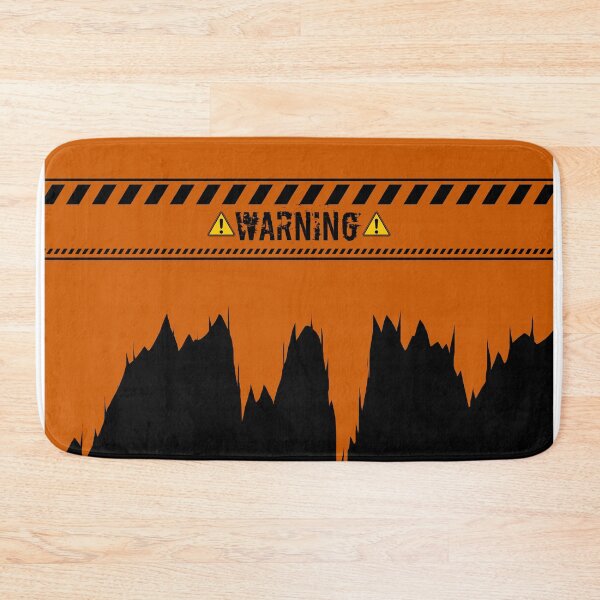 Item preview, Warning Sign Design - Orange on Black designed and sold by ironpalette.