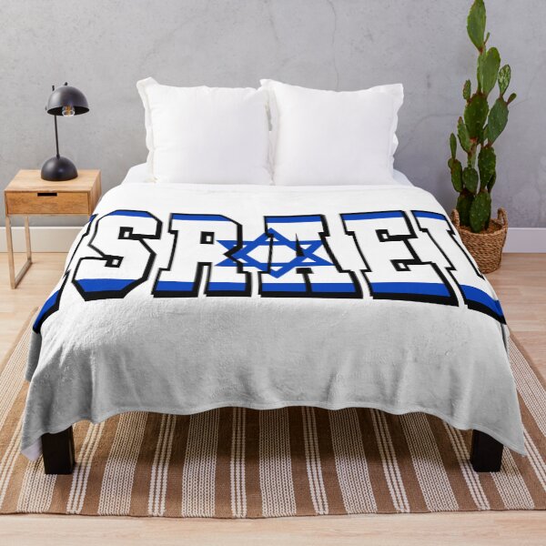 Item preview, Israel Country Flag Typography designed and sold by TravelWish.