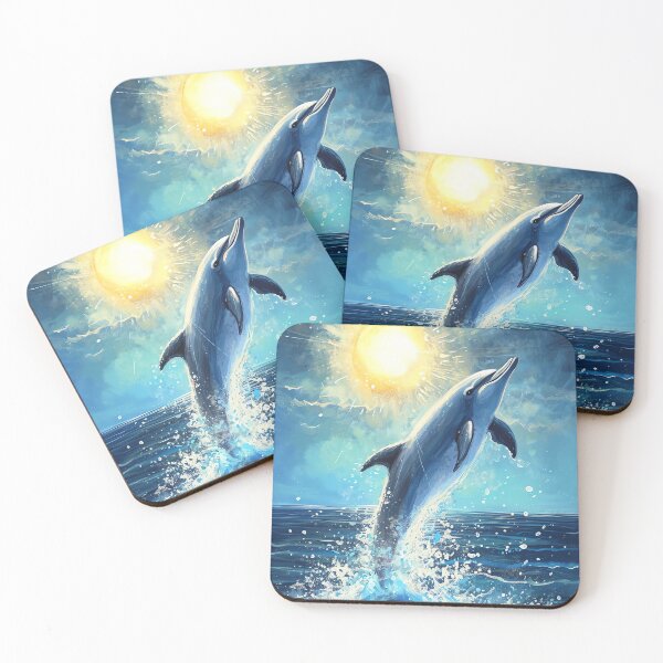 Item preview, Smiling Dolphin Delight designed and sold by cute-animals99.