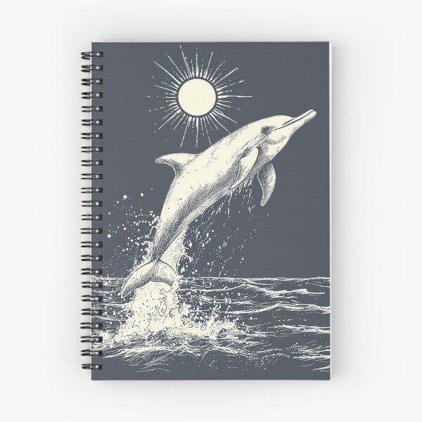 Item preview, Smiling Dolphin Leap designed and sold by cute-animals99.
