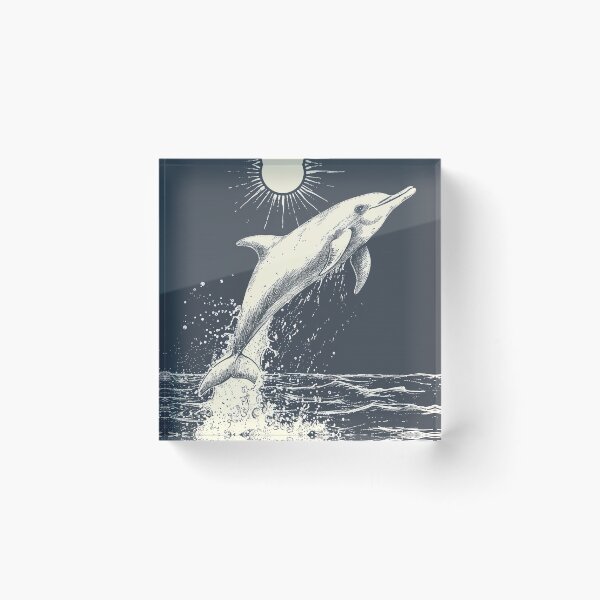 Item preview, Smiling Dolphin Leap designed and sold by cute-animals99.